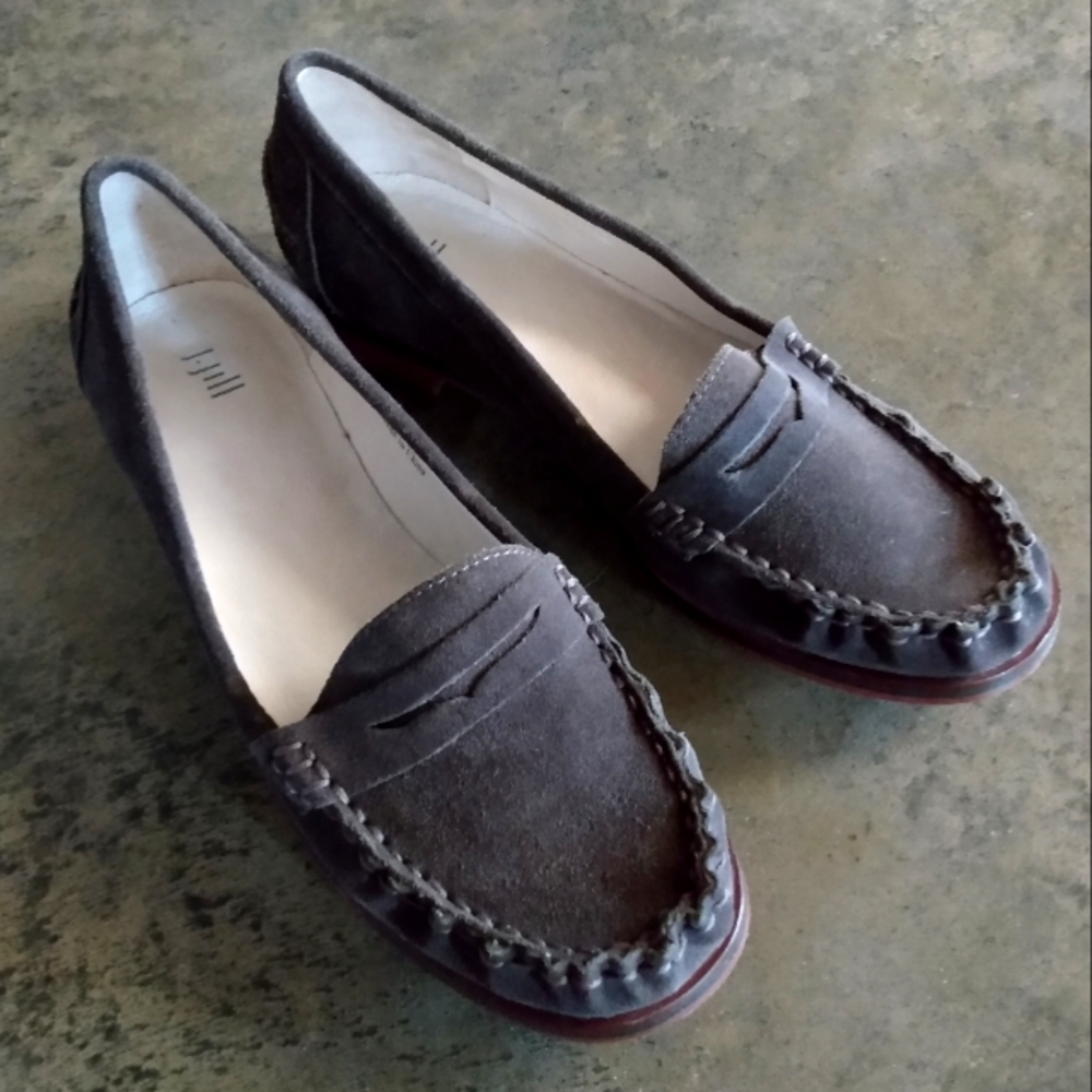 J. Jill Brown Leather Moccasins 8